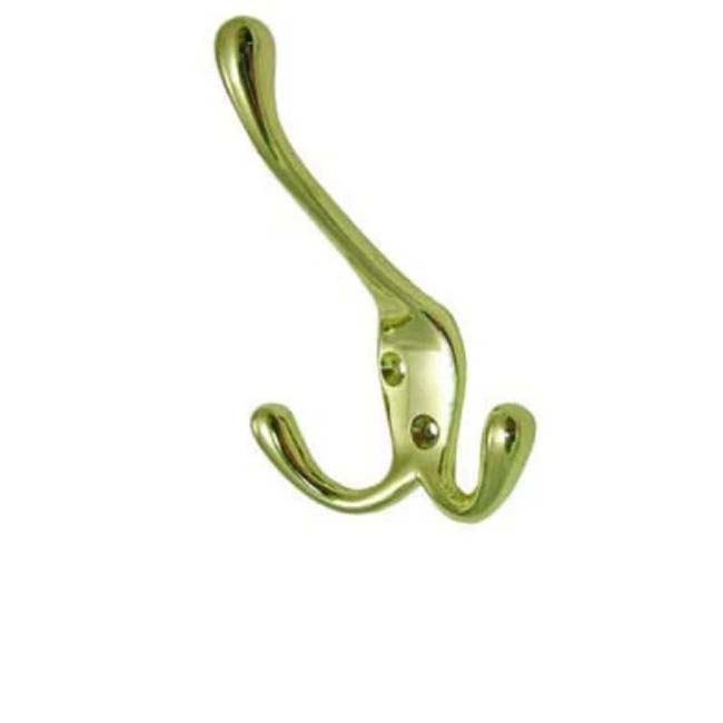 HARCOURT TRIPLE HOOK H&C BRASS