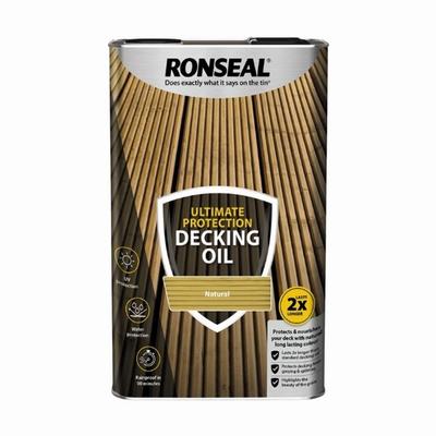 RONSEAL ULTIMATE DECKING OIL NATURAL 5 LTR