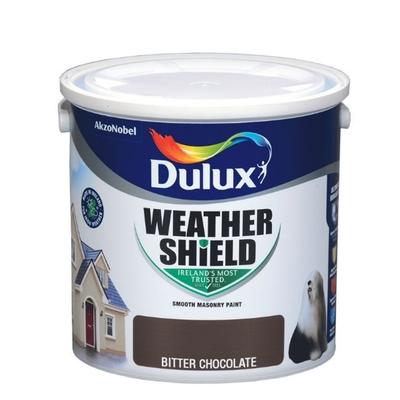 DULUX WEATHERSHIELD BITTER CHOCOLATE 2.5LTR