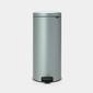 BRABANTIA PEDAL BIN NEWLCON 30 LTR METALLIC MINT 