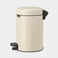 BRABANTIA NEWICON PEDAL BIN 3LTR SOFT BEIGE