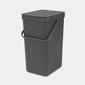 BRABANTIA SORT & GO WASTE BIN 16 LTR GREY