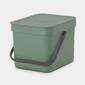 BRABANTIA SORT & GO WASTE BIN 6 LTR FIR GREEN