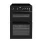 BEKO 60CM BLACK CERAMIC COOKER KTC611K 