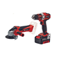 EINHELL 18V CORDLESS DRILL & ANGLE GRINDER SET